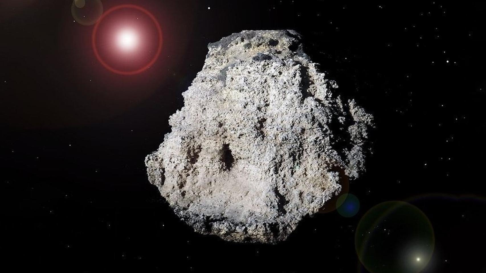 Imagen del Asteroide Ryugu. Universidad de Tohoku.