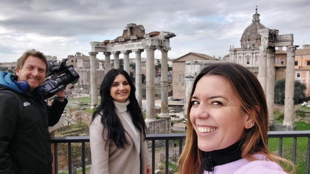 Un momento de Valencians al mon en Roma.