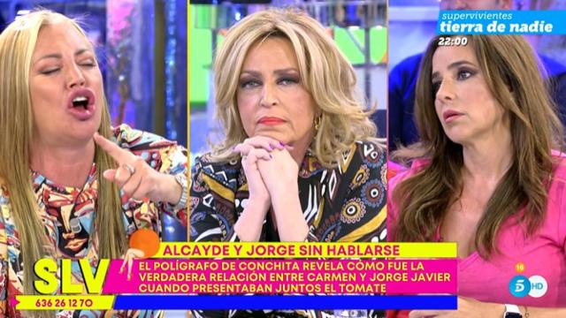 Brutal enfrentamiento entre Belén Esteban y Carmen Alcayde: Para mí no vales nada.