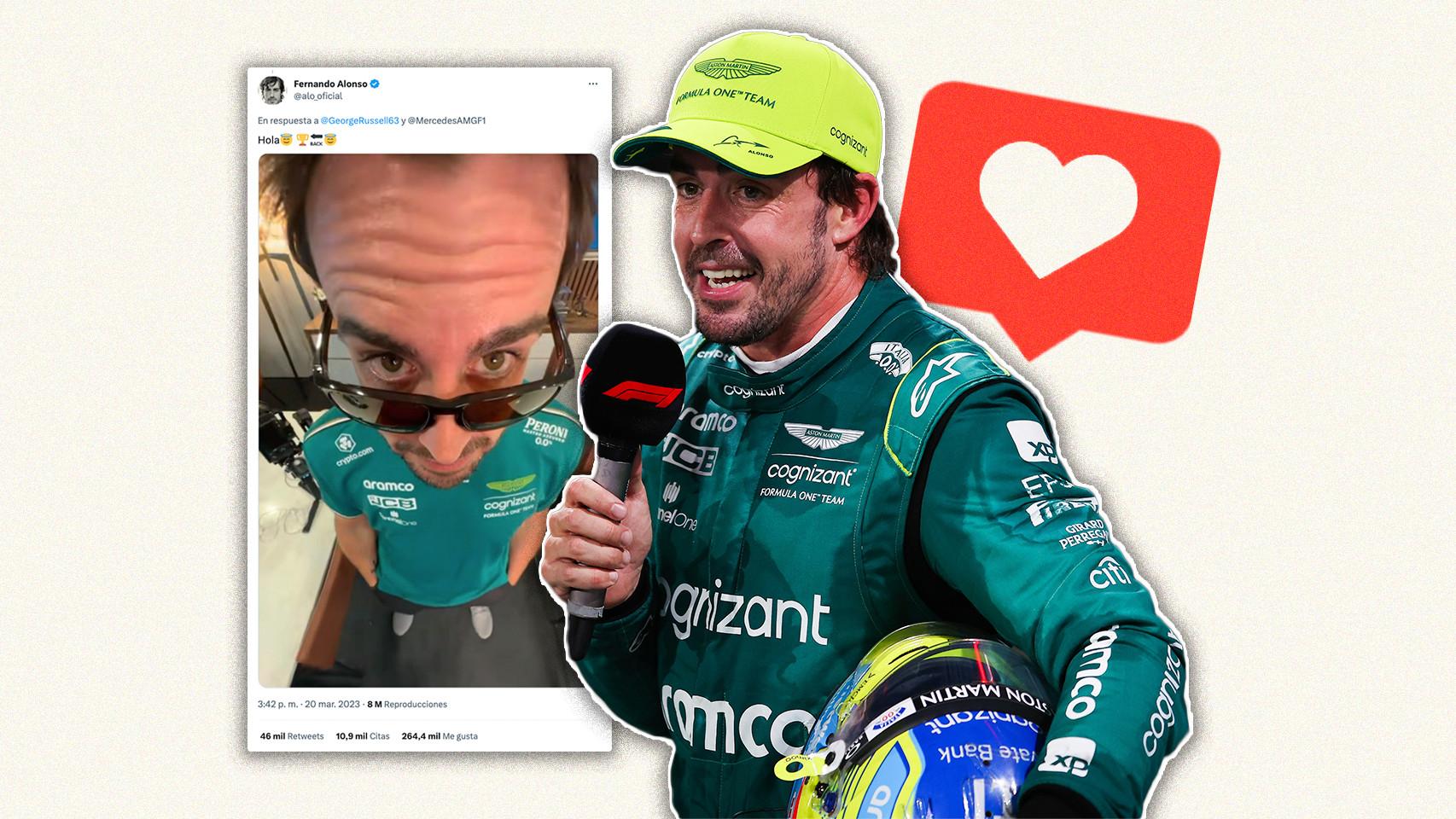 La imagen de Fernando Alonso
