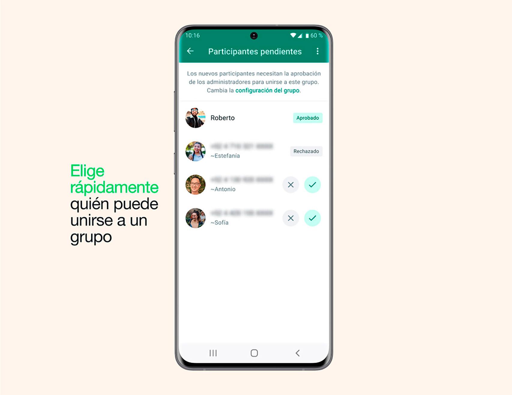 Así puedes aceptar nuevas solicitudes en WhatsApp