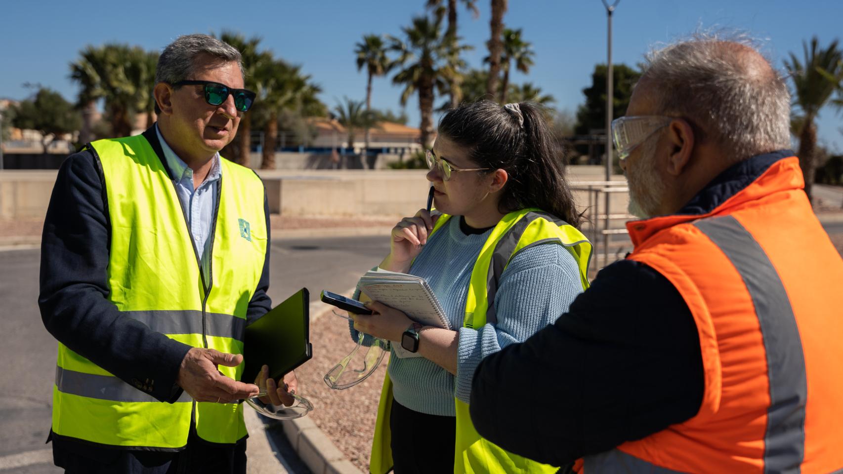 Visita a la depuradora de aguas residuales Monte Orgegia de Alicante