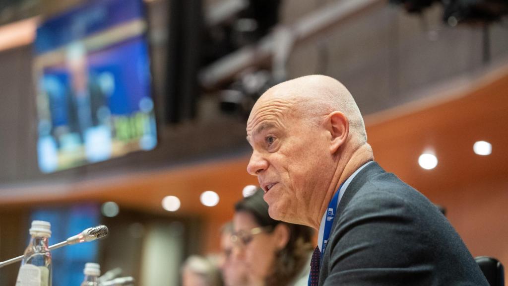 El presidente de la Autoridad Bancaria Europea, José Manuel Campa, durante una intervención en la Eurocámara.