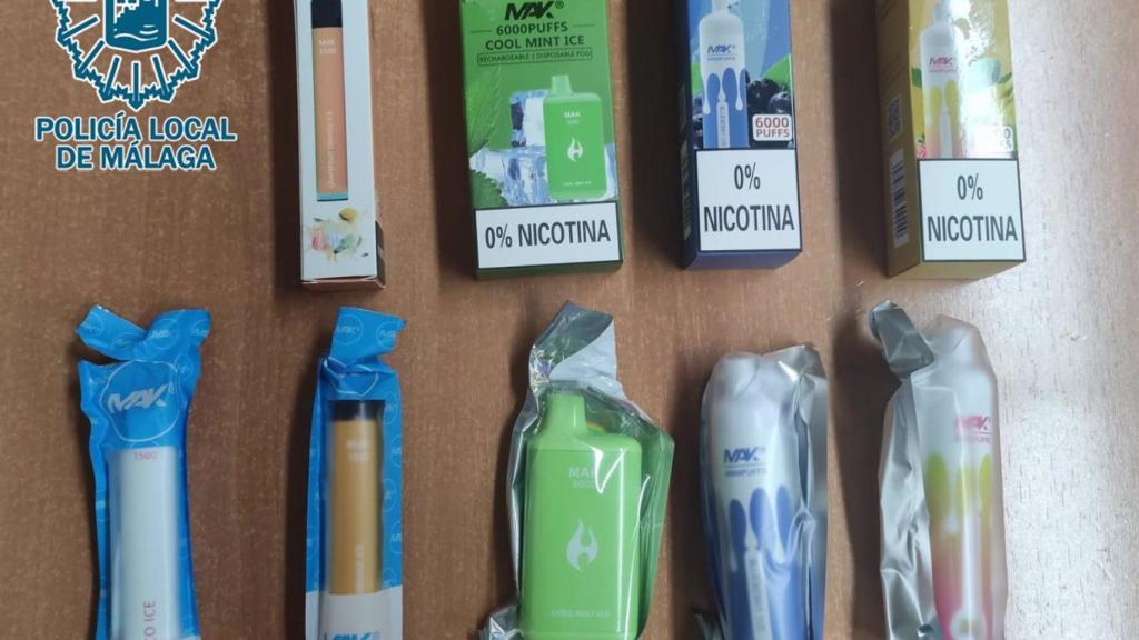 'Vapers' intervenidos.