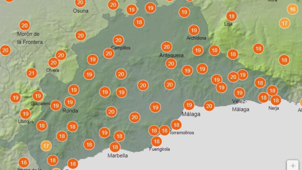 El tiempo en Málaga para este miércoles 24 de noviembre