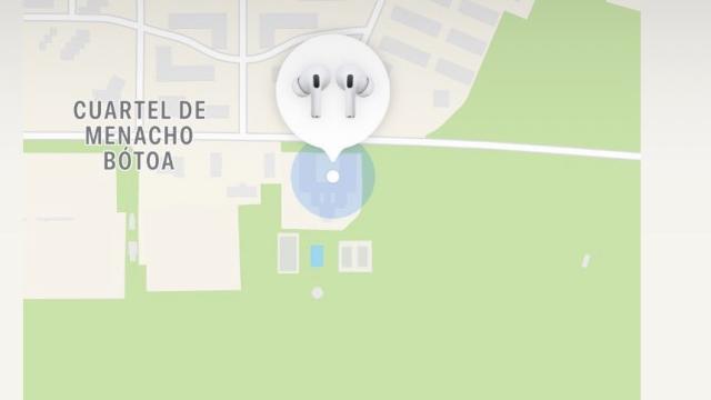 Captura del seguimiento de sus cascos que ha publicado el tuitero.