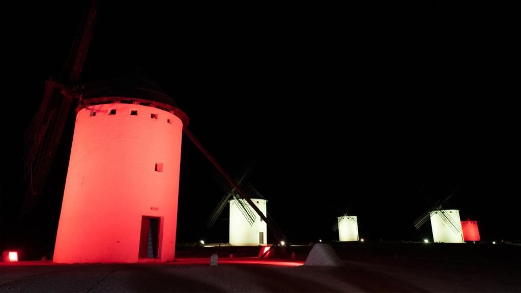Nueva iluminación de Campo de Criptana