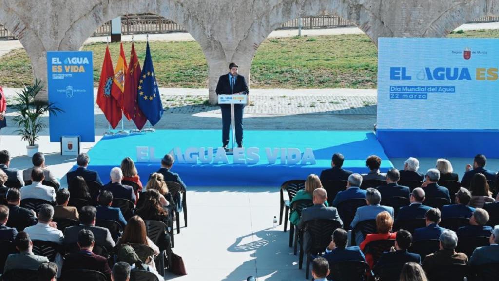 El acto con motivo del Día Mundial del Agua se ha celebrado, este miércoles, en el Parque del Acueducto de Alcantarilla.
