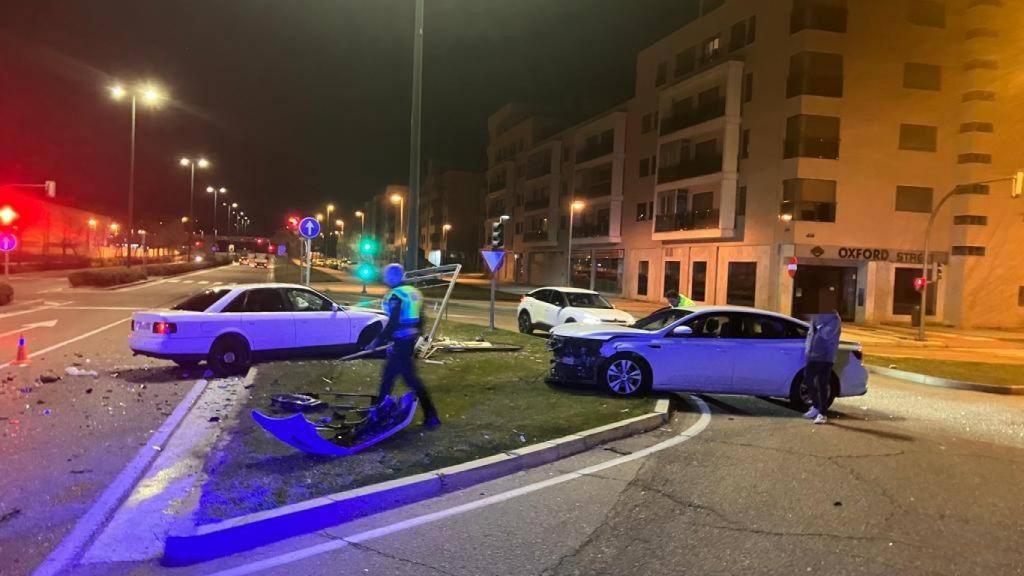 Accidente en la calle Kilimanjaro de Valladolid 2