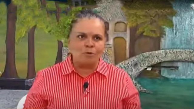 Sandra del Pilar declara en una entrevista televisiva.