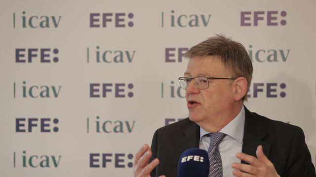 El president de la Generalitat, Ximo Puig, hablando en EFE sobre el Bono Consumo.