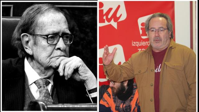 Ramón Tamames y el alcalde de Zamora