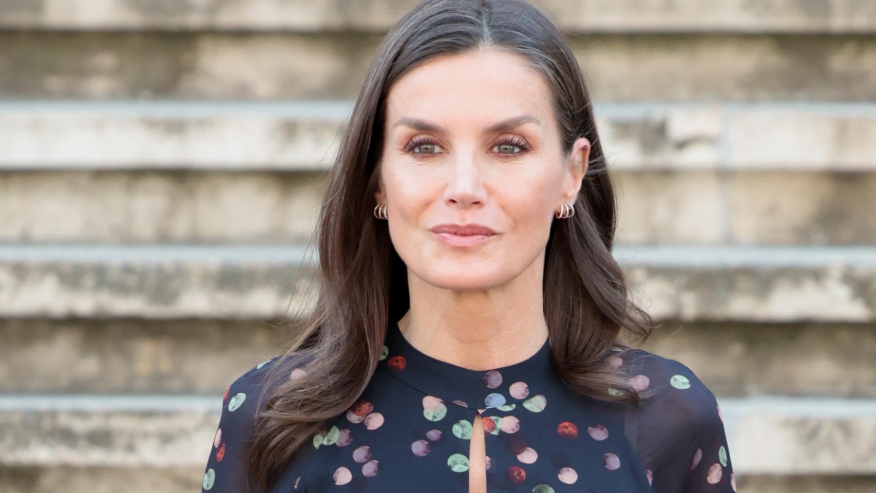 La reina Letizia en su último acto público.