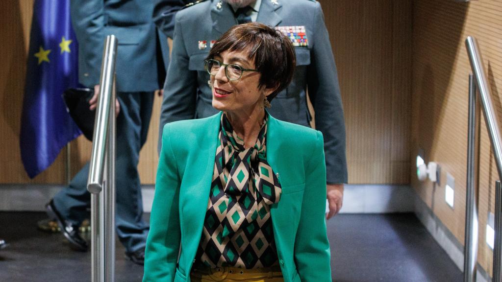 María Gámez, tras anunciar su dimisión al frente del Instituto Armado.