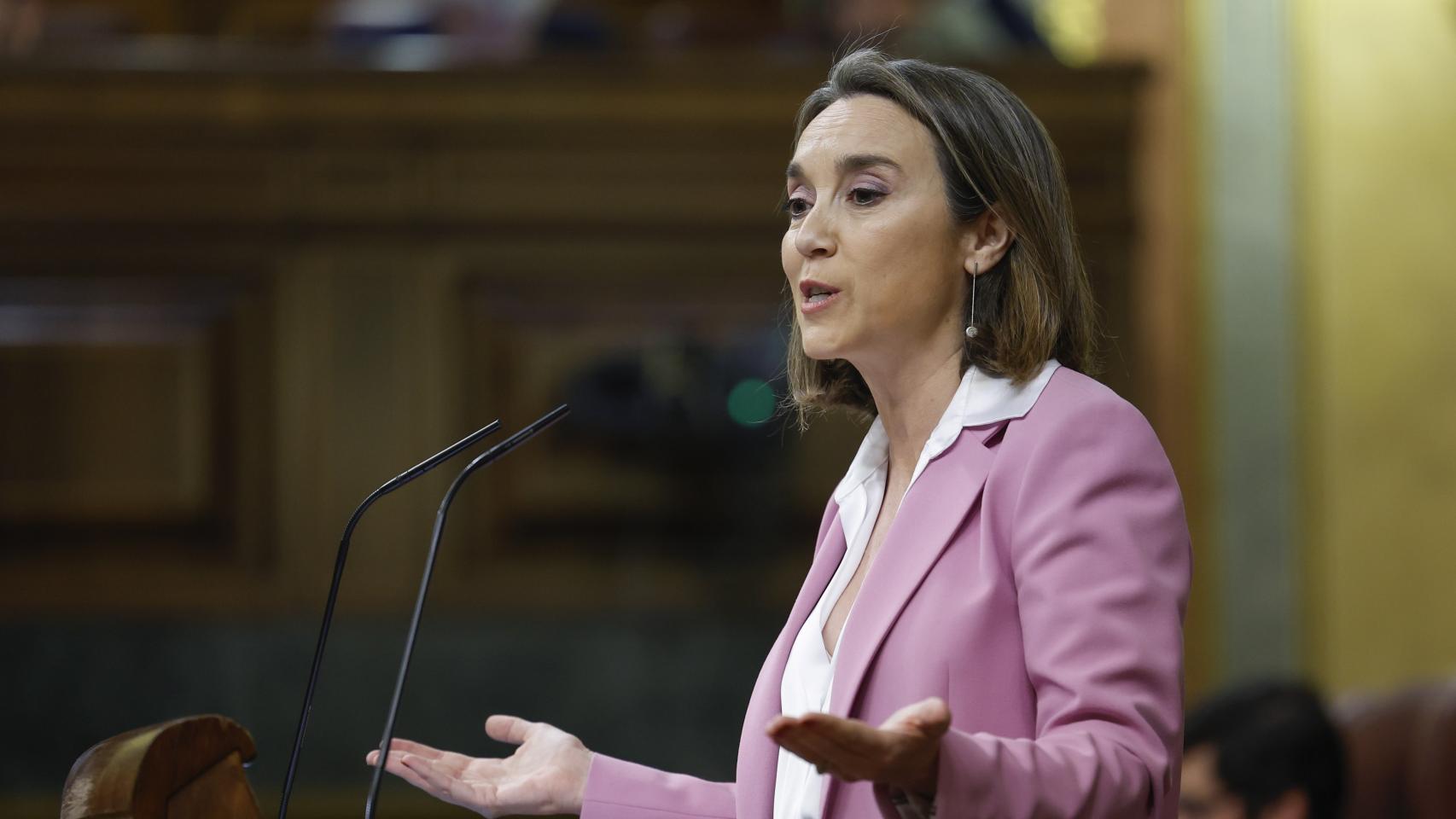 Cuca Gamarra, portavoz del PP, este miércoles en el Congreso.