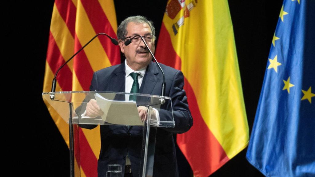 Mozo, en la entrega de despachos a los nuevos jueces el pasado 31 de enero./