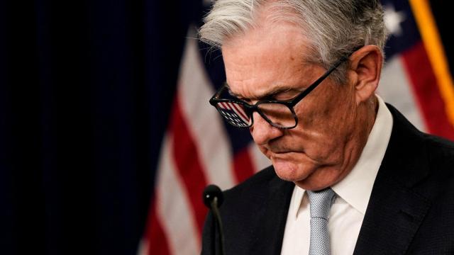 El presidente de la Reserva Federal de Estados Unidos (Fed), Jerome Powell, durante una rueda de prensa en Washington.