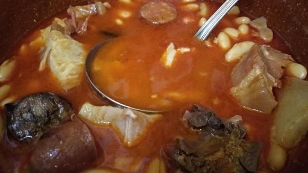 La fabada premiada como la mejor del mundo.