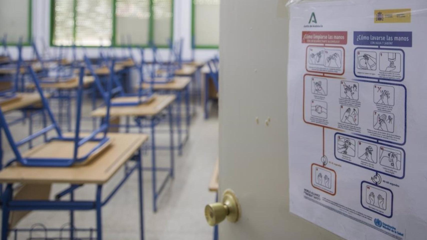 Interior de un aula.