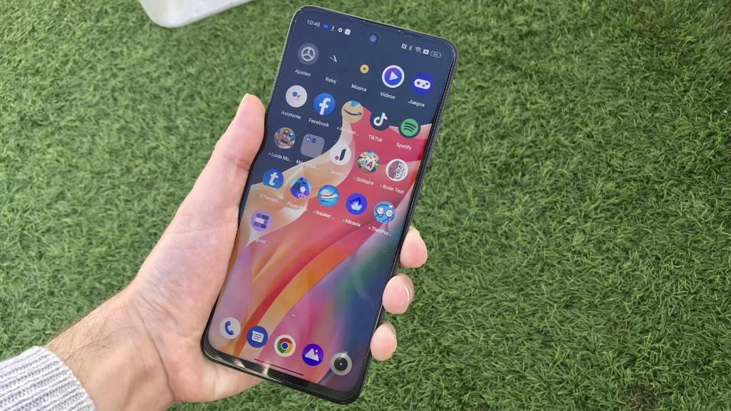 La pantalla del Realme C55.