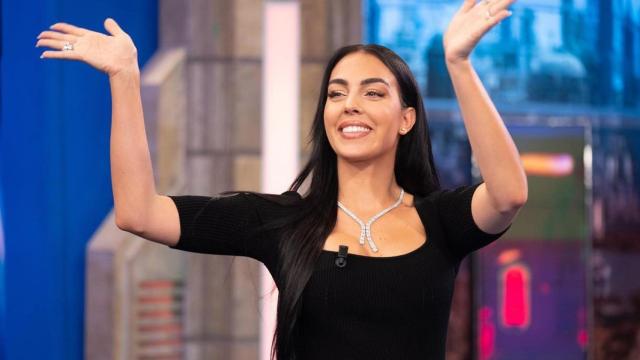 Georgina Rodríguez durante su primera entrevista en directo en televisión, este pasado miércoles en 'El Hormiguero'.