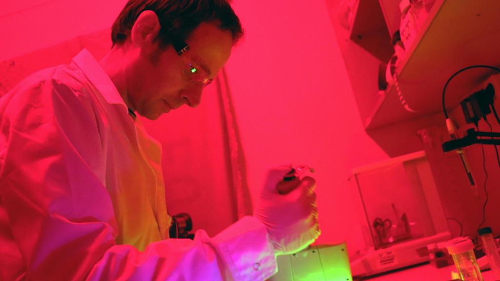 Trabajo en un laboratorio