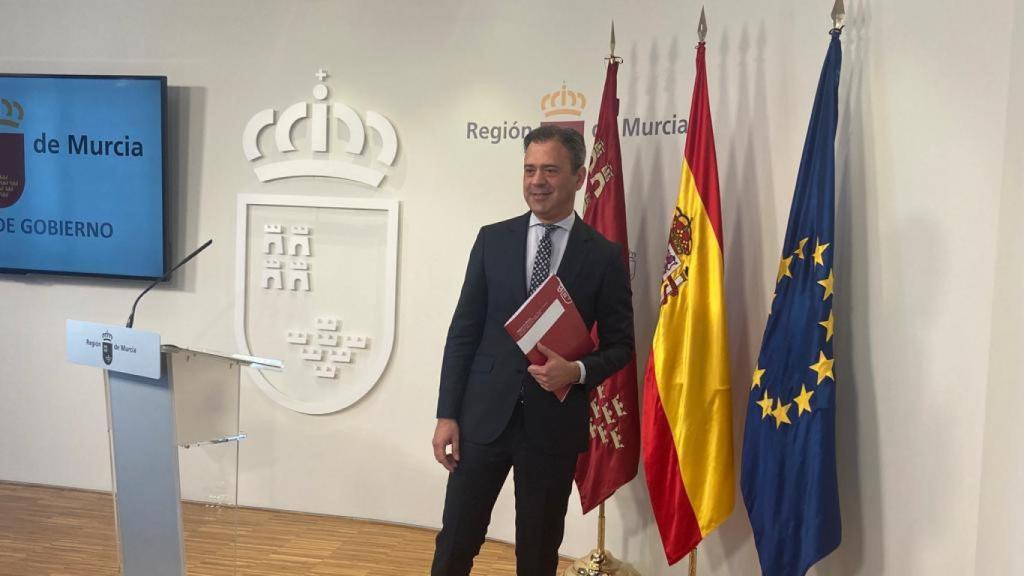El portavoz del ejecutivo regional, Marcos Ortuño