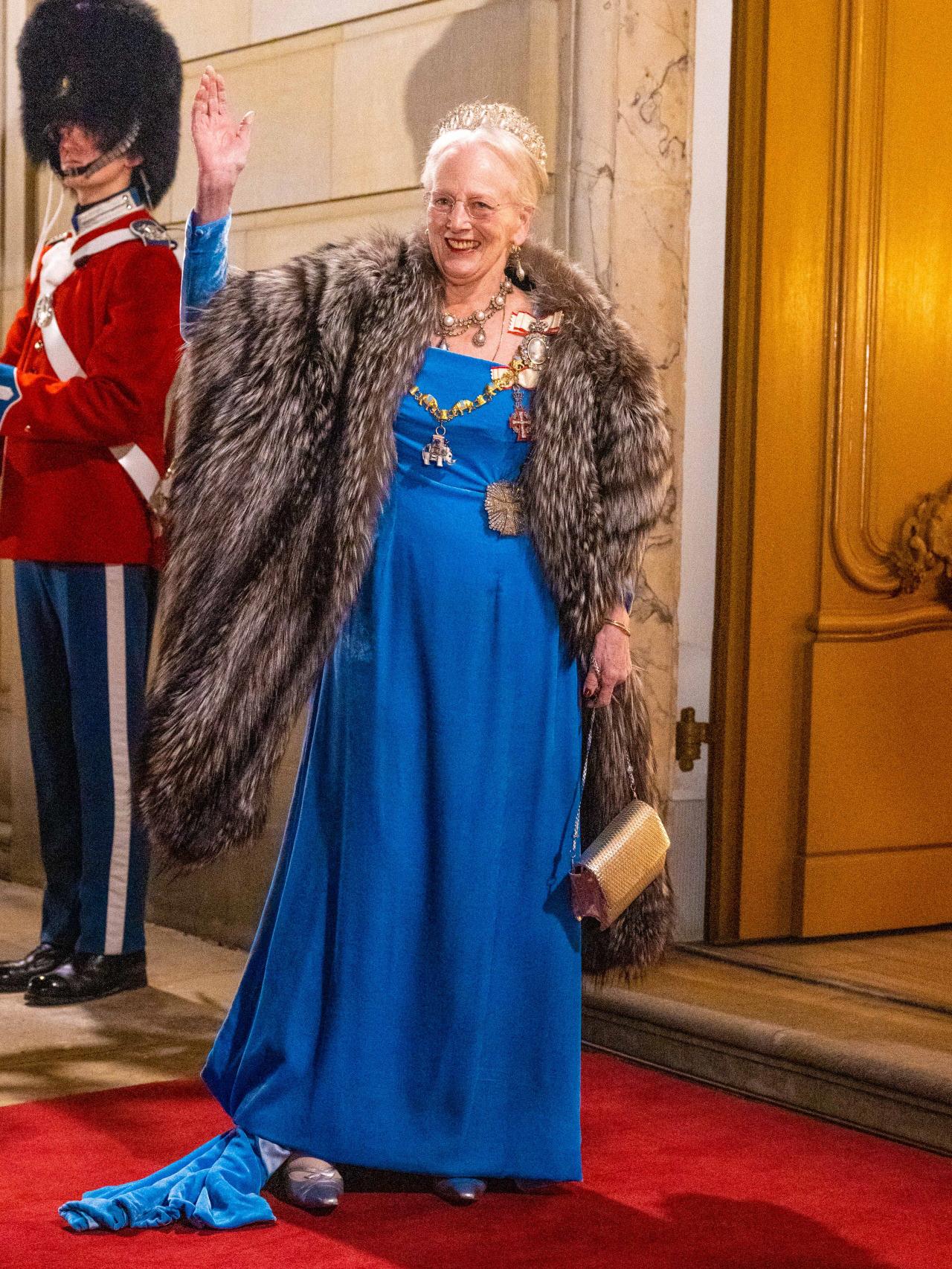 Margarita de Dinamarca, la pasada  Navidad, antes de ser operada.