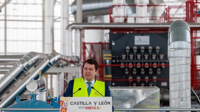 Alfonso Fernández Mañueco este jueves en Palencia.