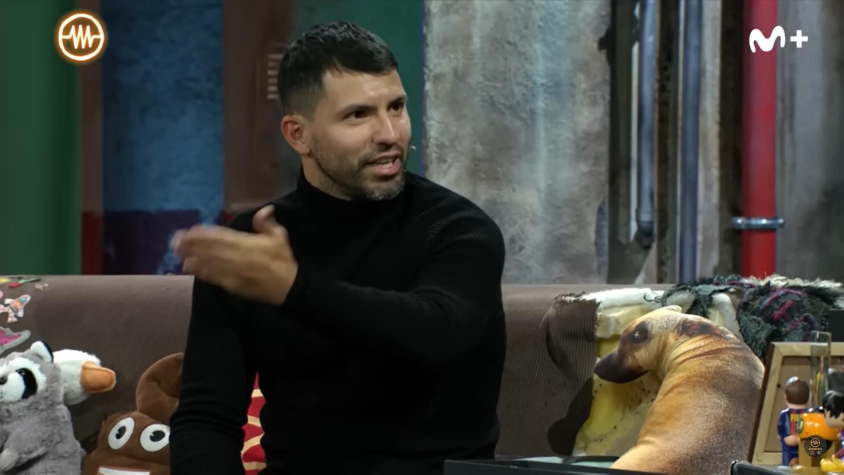 El Kun Agüero visitó 'La Resistencia' de David Broncano este miércoles.