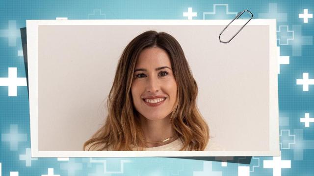 Natalia Olmo en un montaje de El Español.