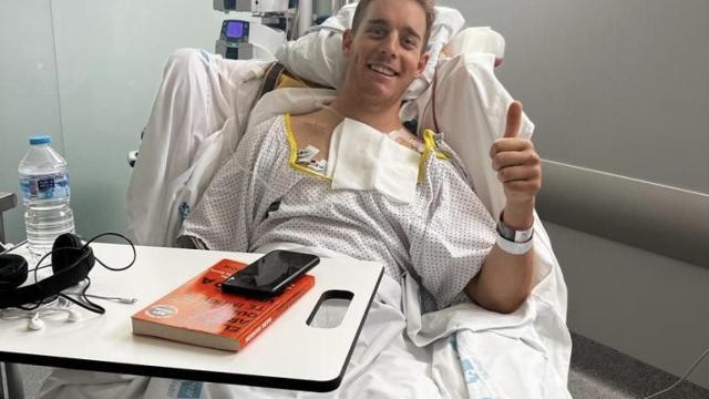 Sergio Martín ingresado en el hospital tras su caída