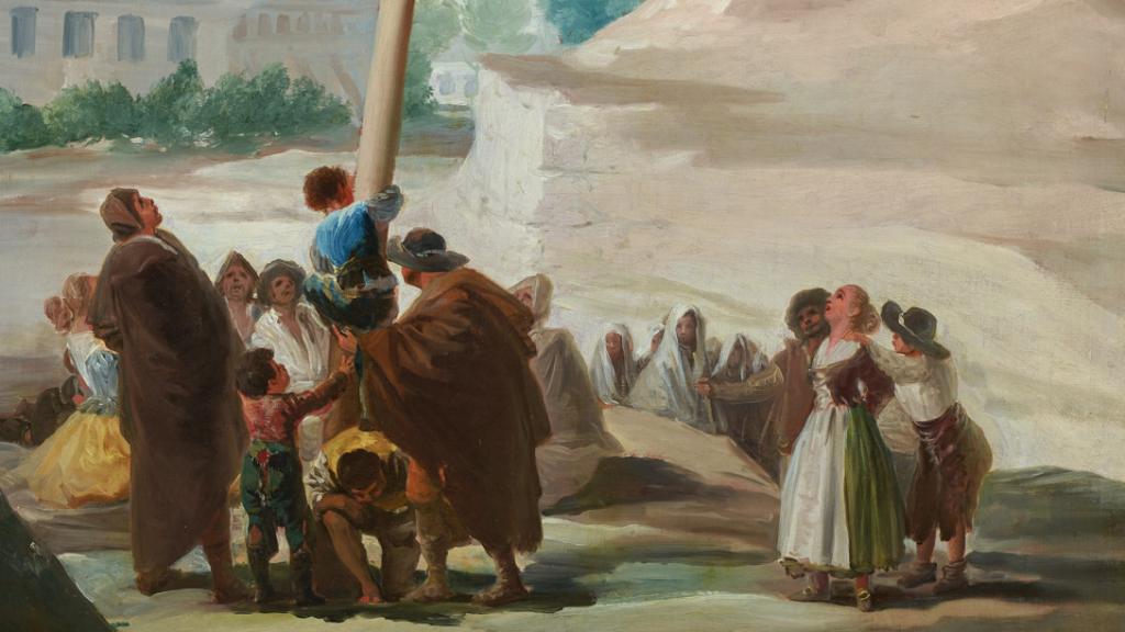 Francisco de Goya: 'La cucaña', h. 1786-87