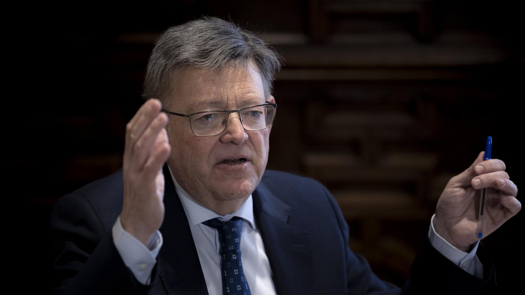 Ximo Puig, en el Palau de la Generalitat Valenciana.