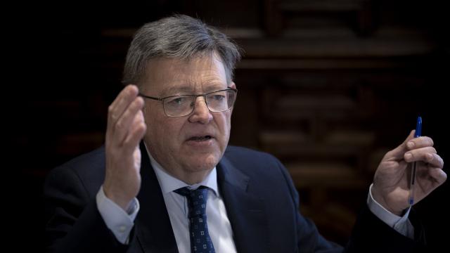 Ximo Puig, en el Palau de la Generalitat Valenciana.