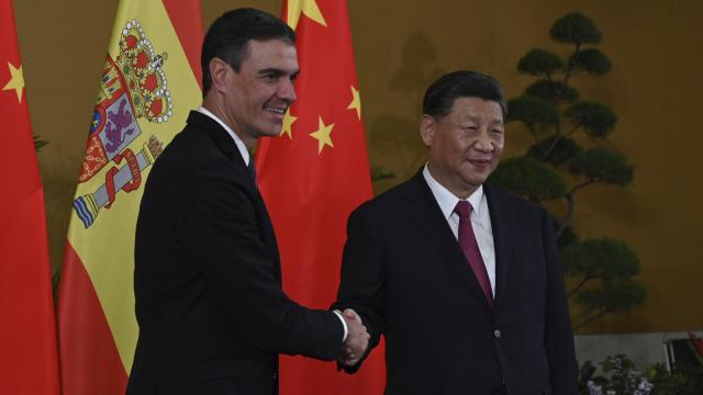 Pedro Sánchez y Xi Jinping en su último encuentro el pasado 15 de noviembre.