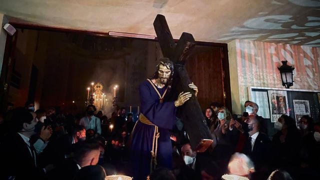 Imagen de archivo del traslado del Nazareno del Paso.