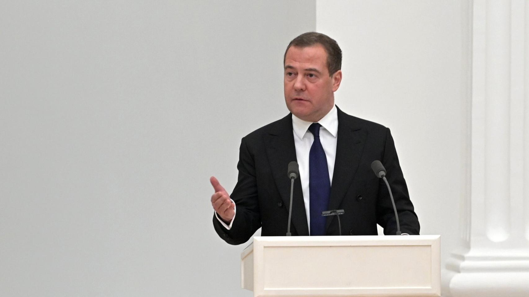 El vicepresidente del Consejo de Seguridad de Rusia y expresidente del país, Dmitri Medvédev.