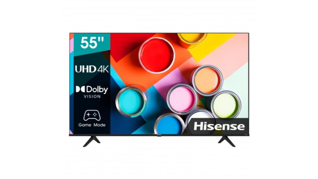 El televisor Hisense que vende Carrefour.