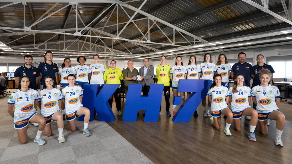 El Club Balonmano Granollers, que está patrocinado por KH7 desde hace más de 25 años.
