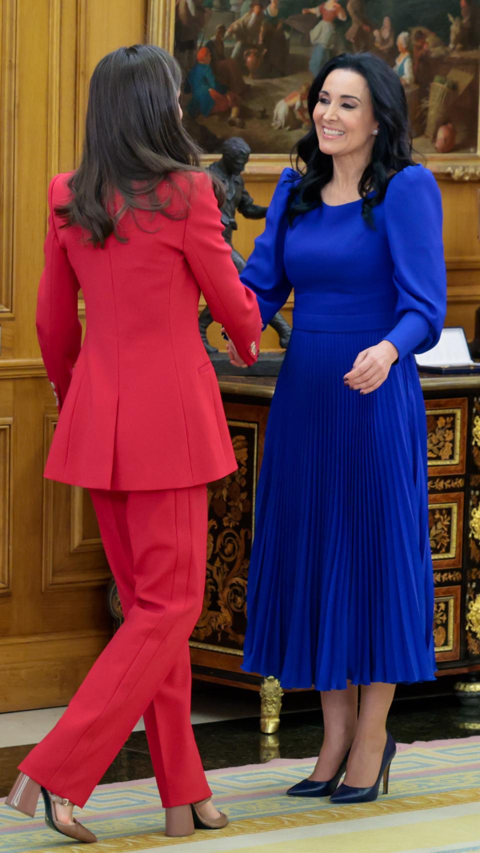 La Reina Letizia y Cruz Sánchez de Lara.