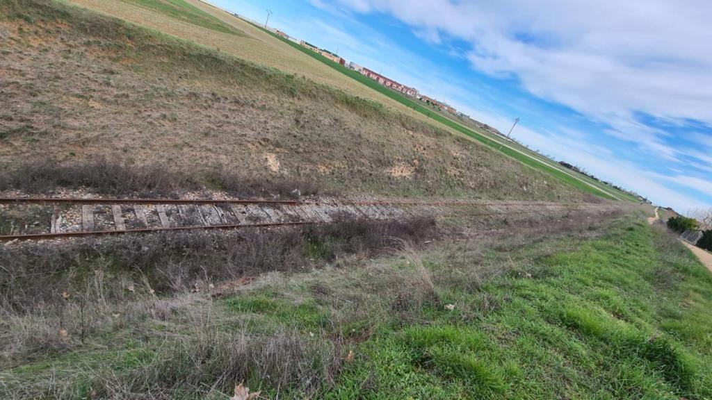 Las vías ferroviarias en lamentable estado de abandono