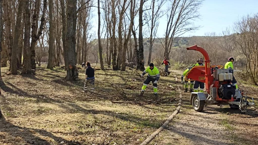 Taller formativo en las riberas del Tormes a su paso por Villamayor
