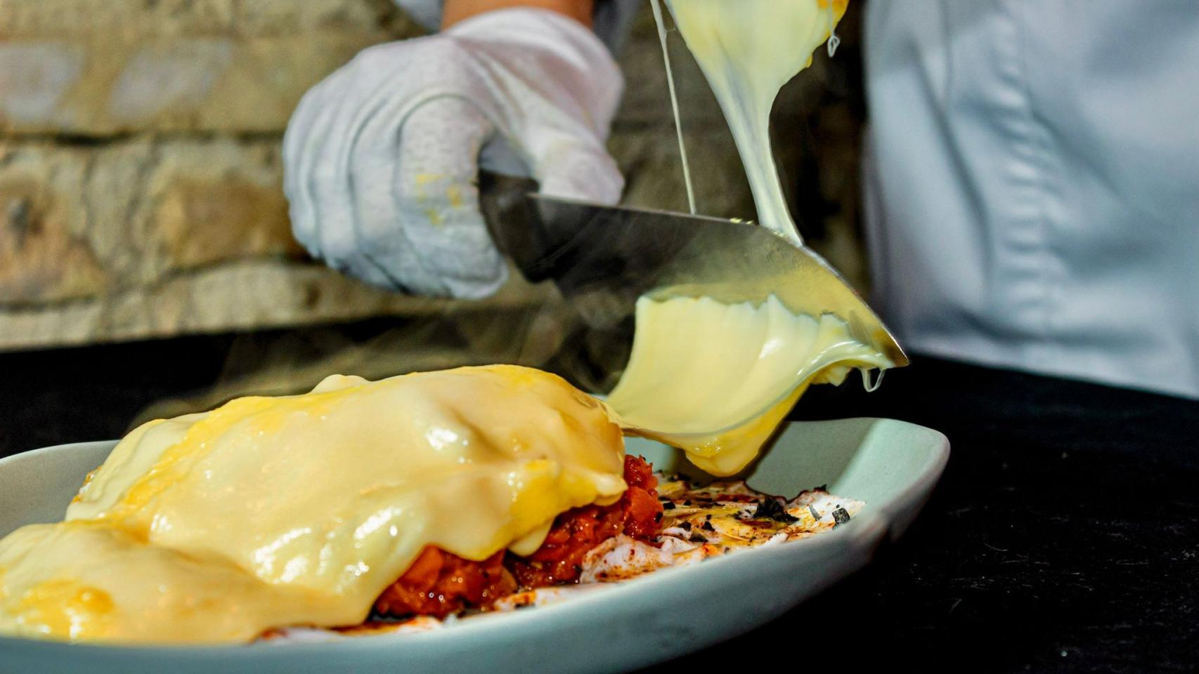 Imagen de uno de los platos de Mr.Raclette.