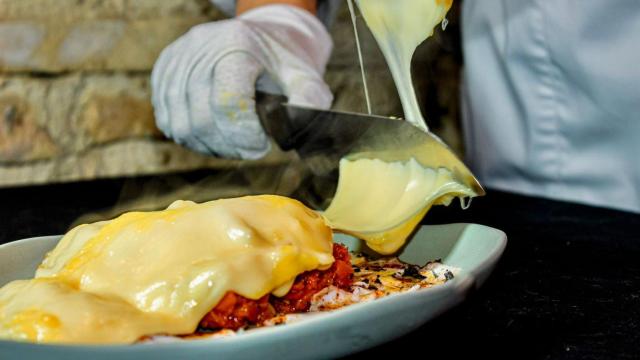 Imagen de uno de los platos de Mr.Raclette.