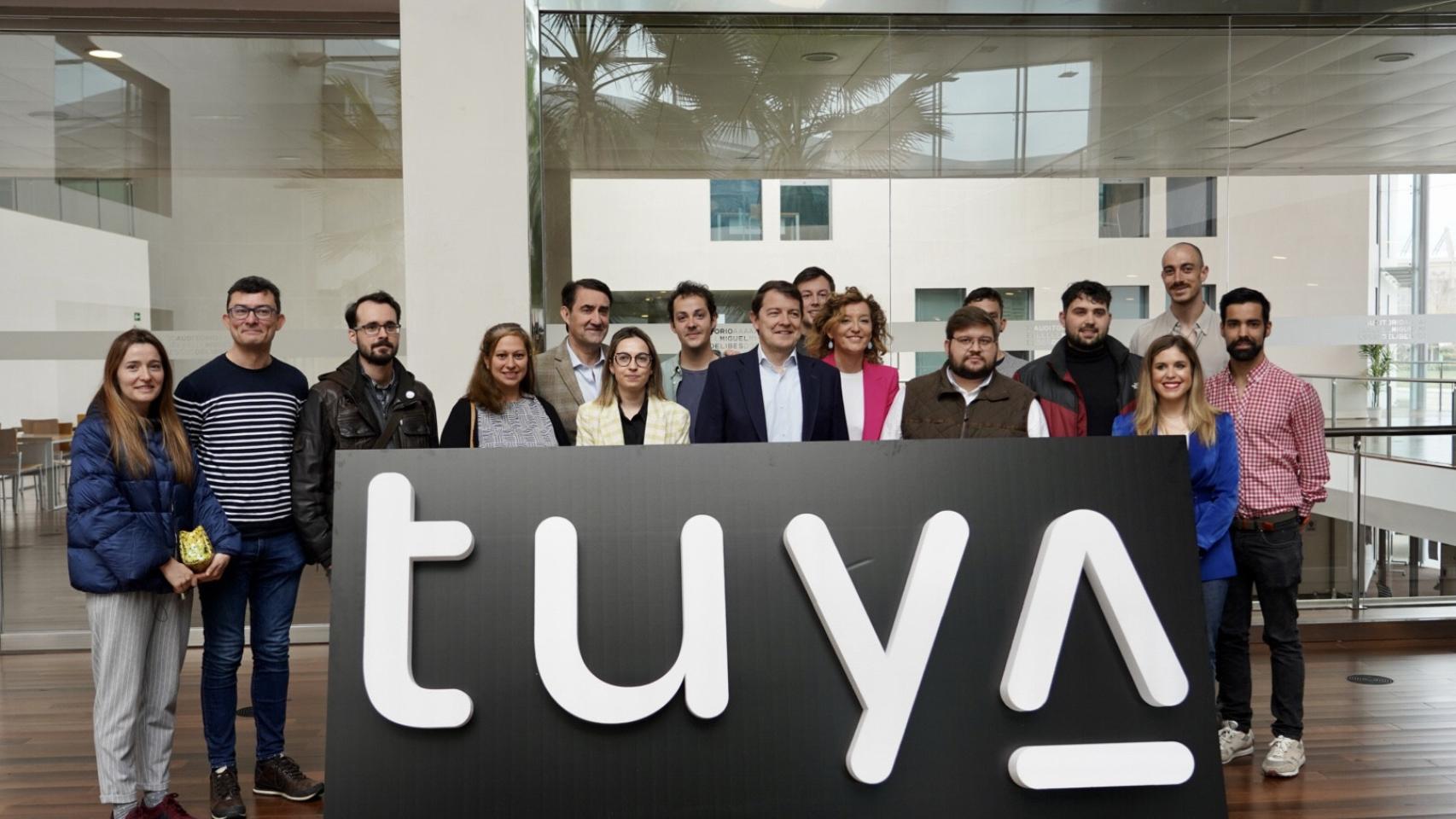El presidente de la Junta de Castilla y León, Alfonso Fernández Mañueco, participa en el acto de presentación del Plan de Vivienda Joven de Castilla y León ‘TUYA’.