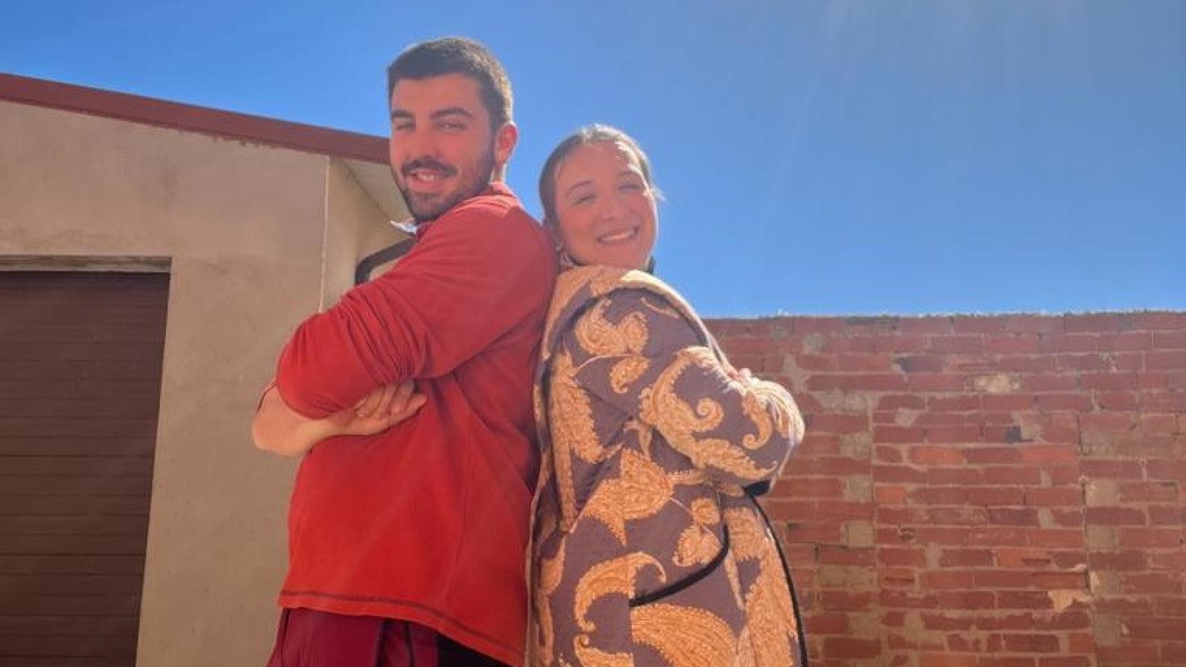María de Diego y Rafael de Santiago, pareja y candidatos a la Alcaldía de Vega de Ruiponce y Villagómez la Nueva respectivamente.