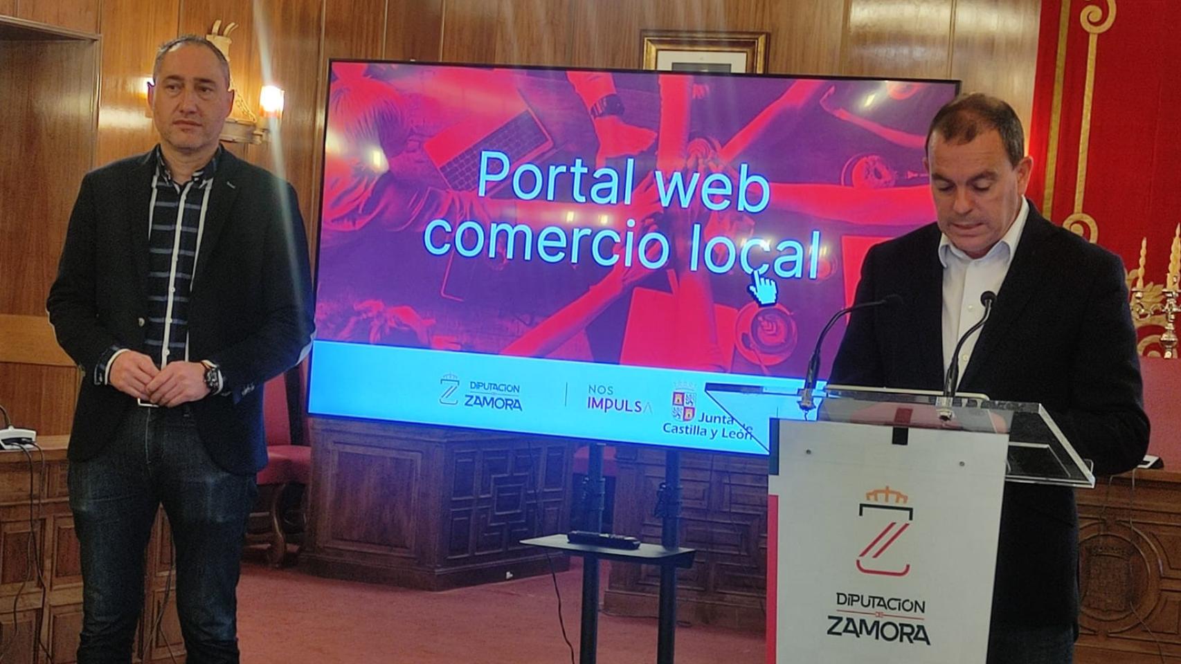 Presentación del portal web de comercio local