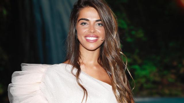 Violeta Mangriñán en el plató de 'Supervivientes'.