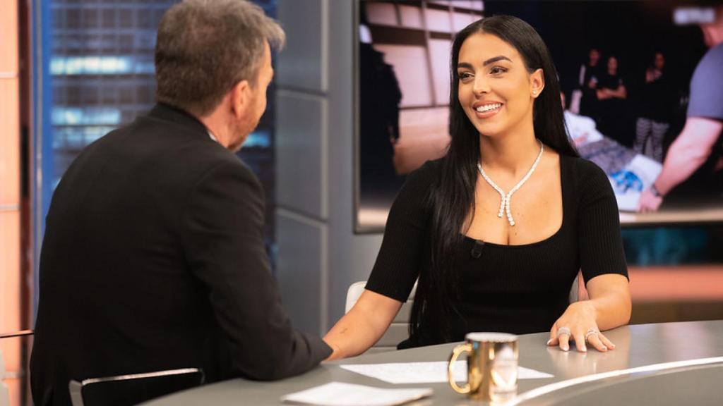 Georgina durante su entrevista con Pablo Motos.